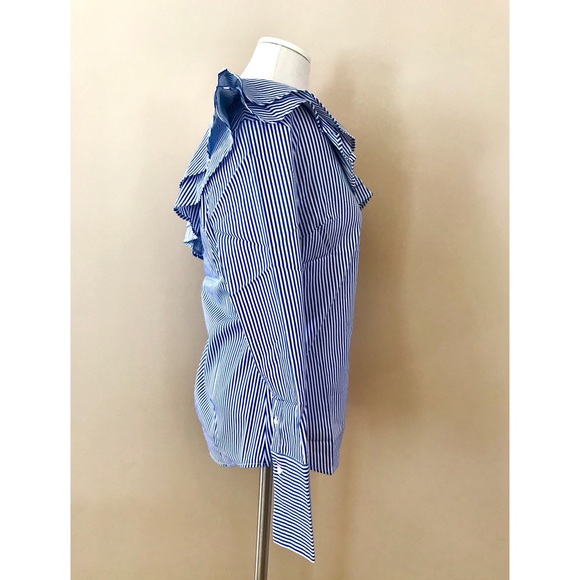 Banana Republic one shoulder ruffle top NWT small - Picture 4 of 8